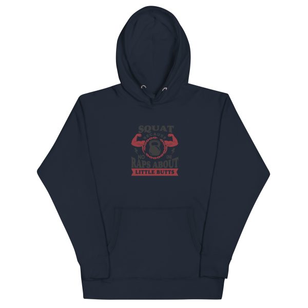Squat Because No Raps About Little Butts — Funny Gym Tee - Image 4