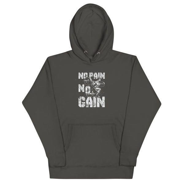 No Pain, No Gain — Motivational Graphic Tee Unisex Hoodie - Image 9
