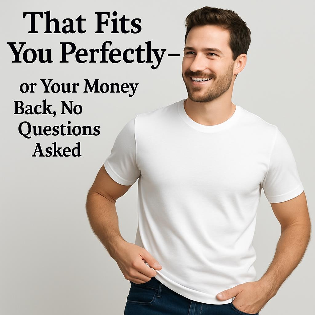 The T-shirt That Fits You Perfectly – or Your Money Back, No Questions Asked