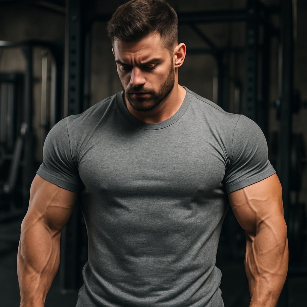 
Sculpted Strength: Mens T Shirts Made for Muscle Gains