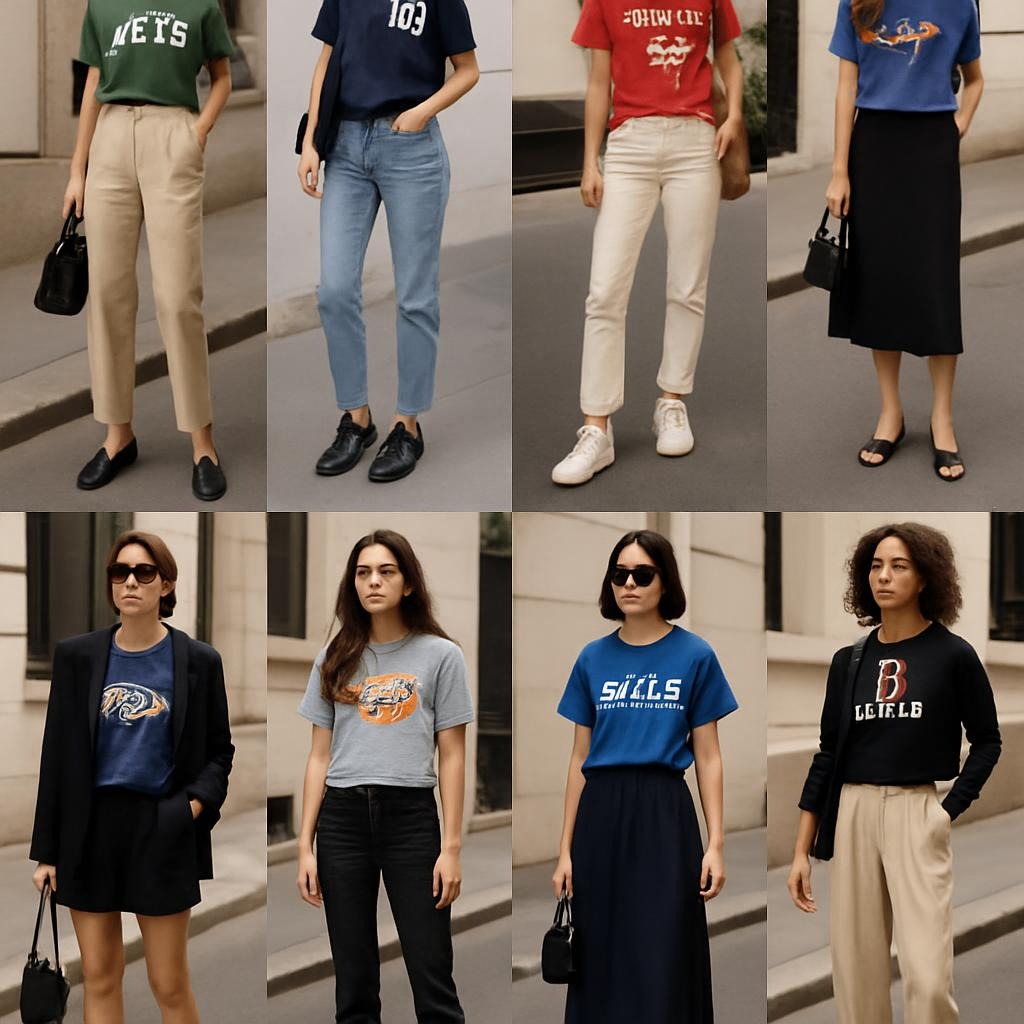 10 Stylish Ways to Style a Sports T-Shirt for Everyday Wear