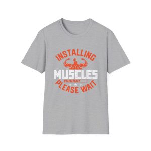 Installing Please Wait T-Shirt — Funny Crab Loading Tee