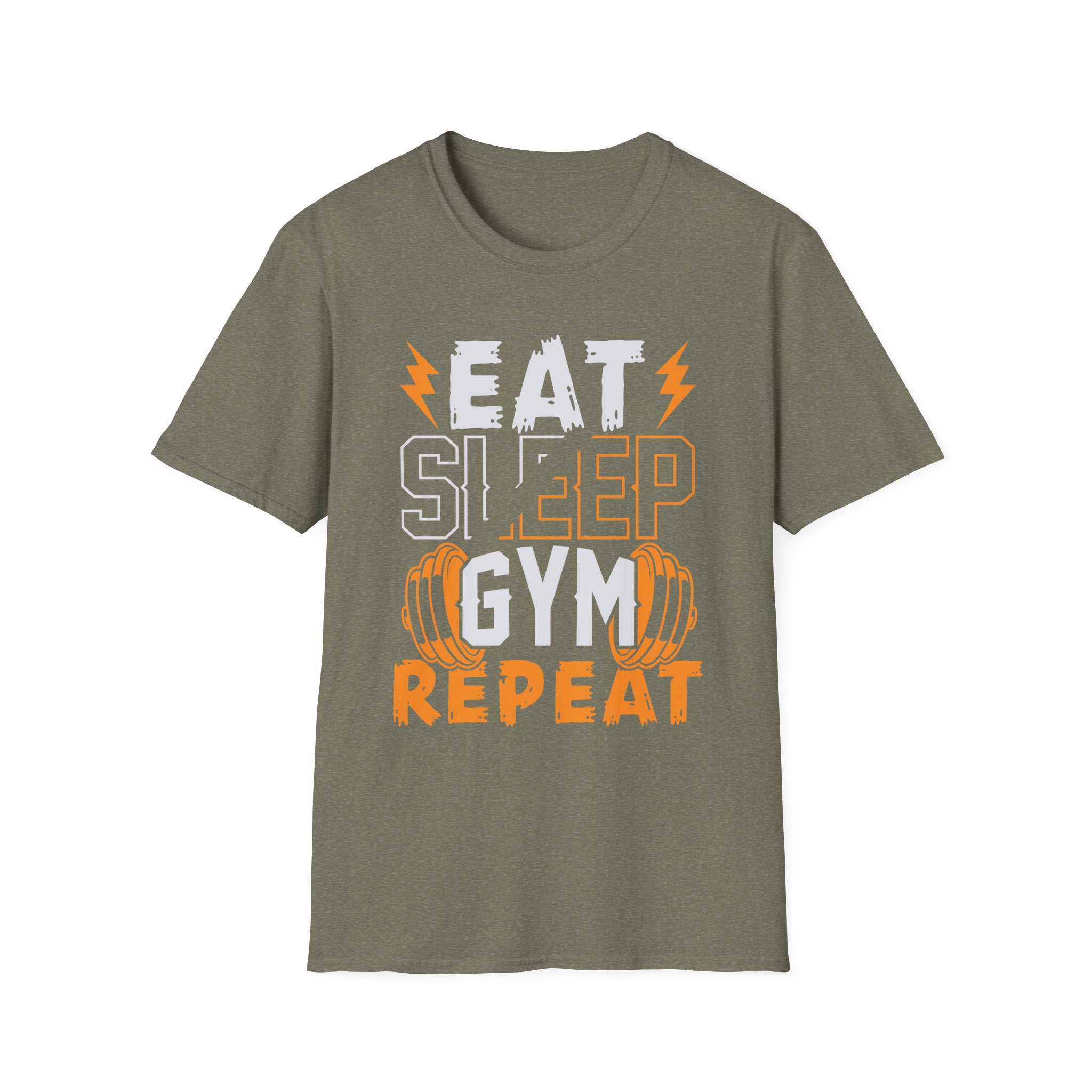 Gym Life T-Shirt — "Eat Sleep Gym Repeat" Fitness Tee - Image 5